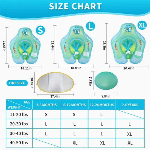 TREINADOR DE NATAÇÃO INTELIGENTE-Flutuador de piscina para bebês