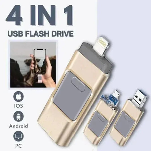 📱Unidade flash USB multidrive 4 em 1 de alta velocidade